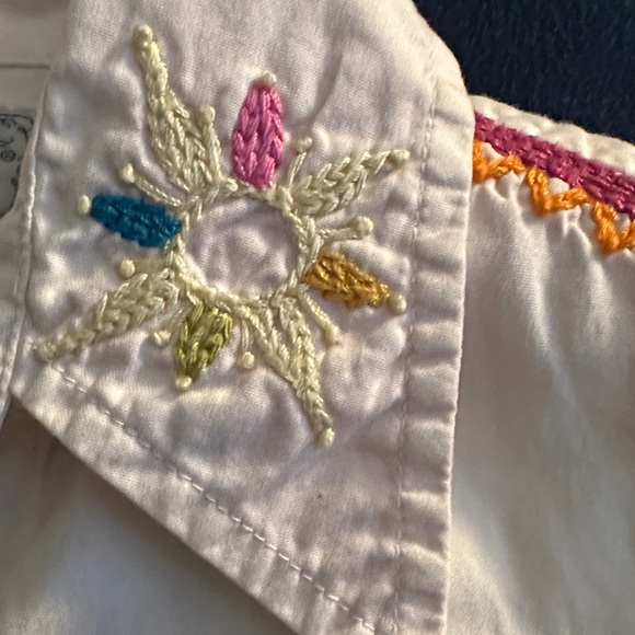 Lucky Brand Ivory Cotton Blouse - Picture 4 of 7